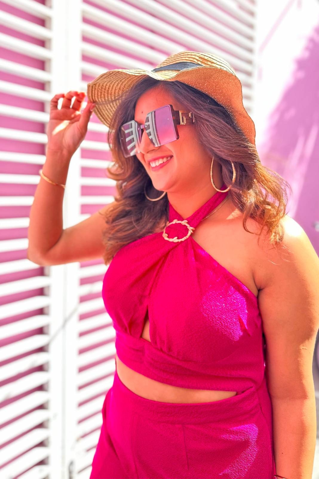 Barbie Pink Sheer Pant Coordset