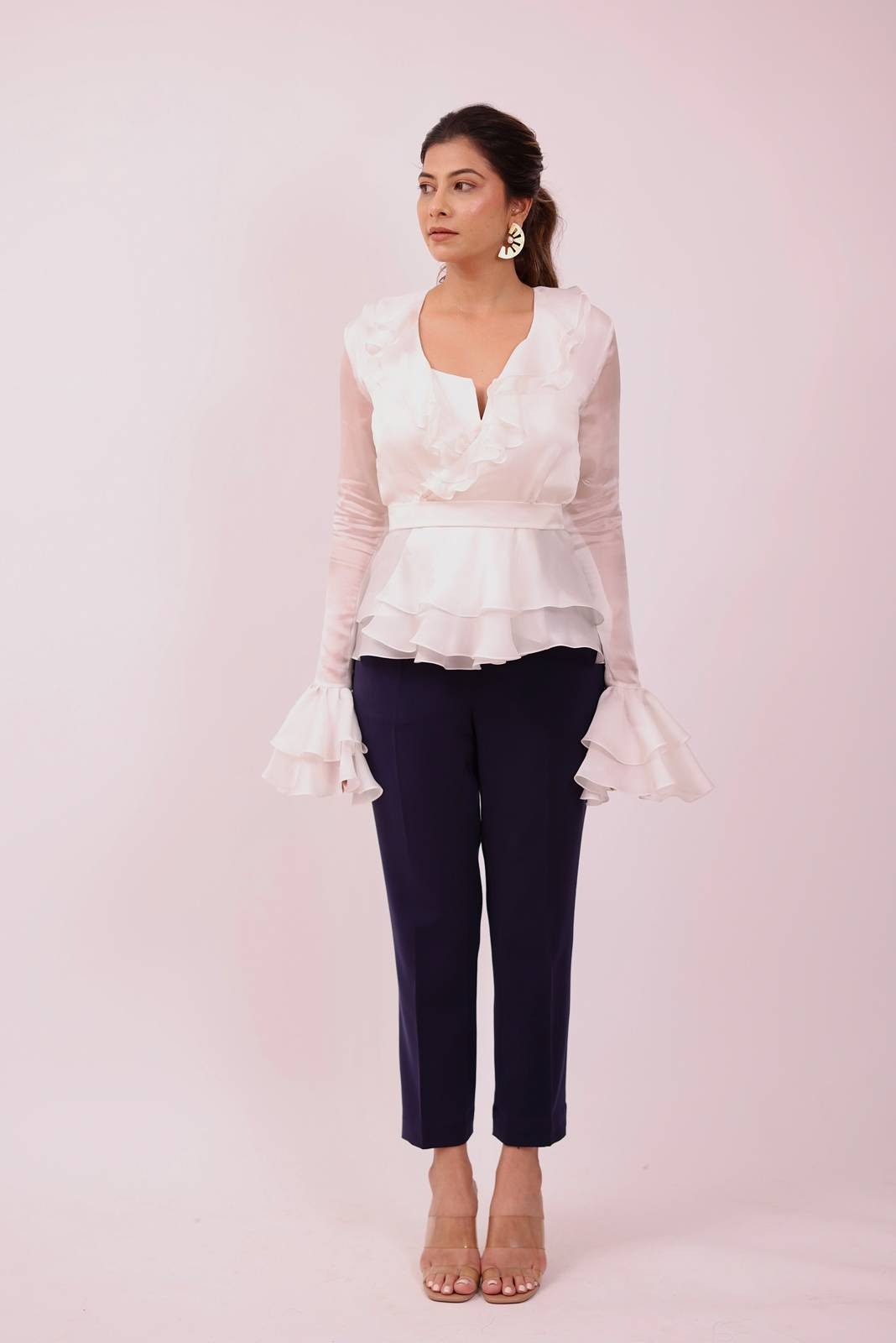 White And Blue Three Piece Set – Lively