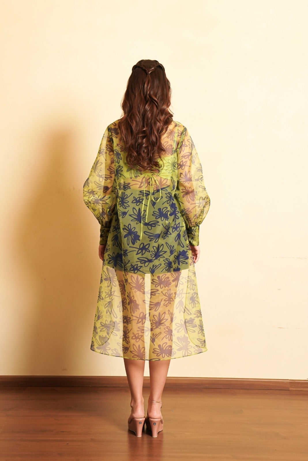 Neon Green and Electric Blue Three Piece Set