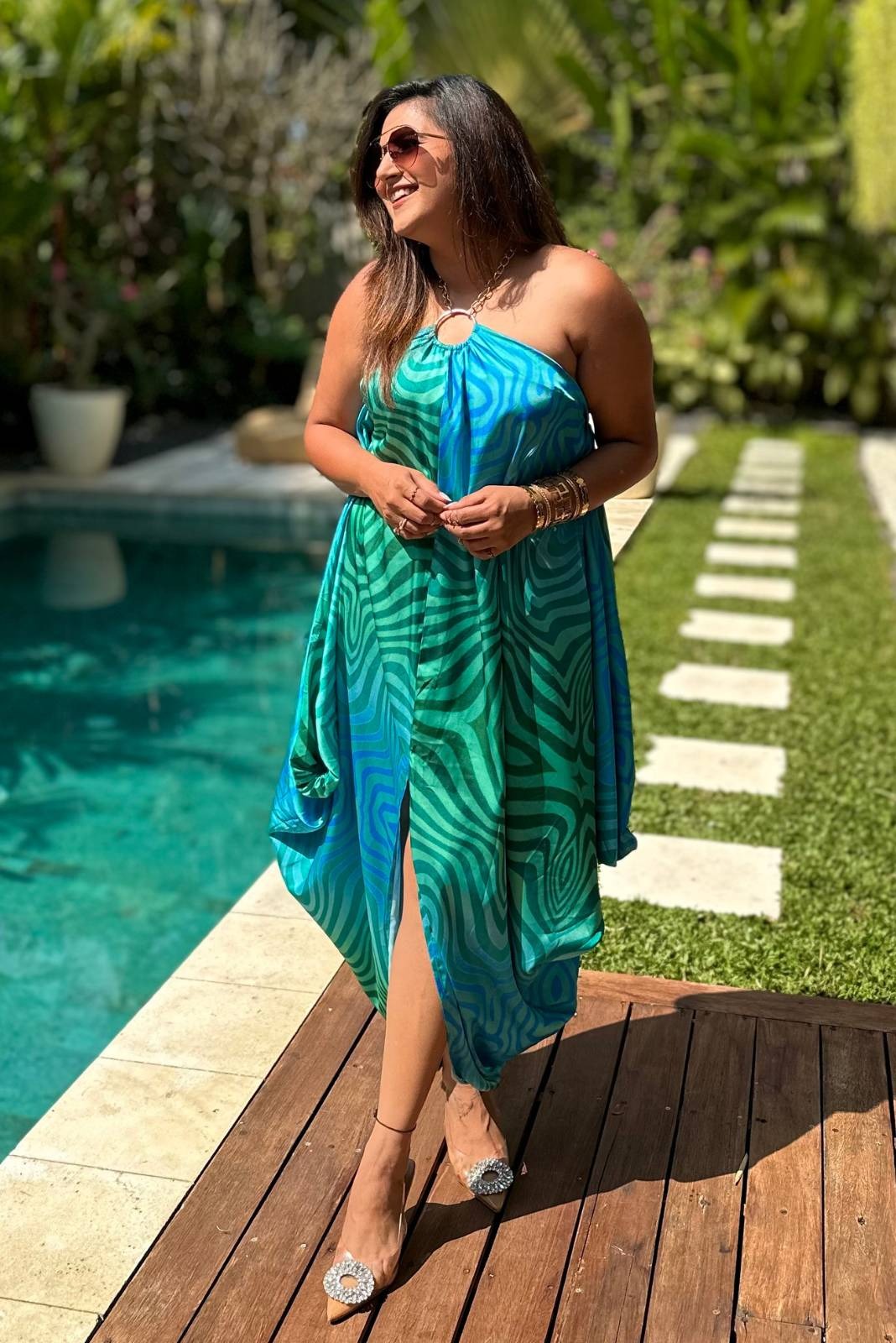 Printed Multiple Wear Kaftan Dress