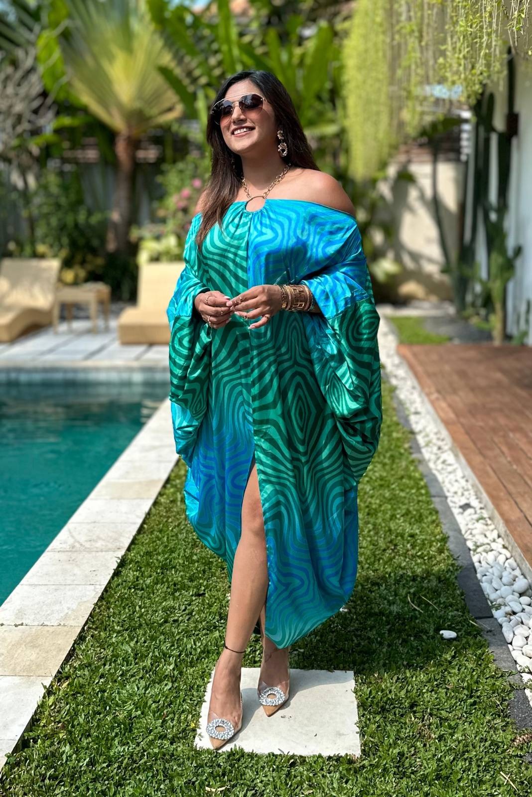 Printed Multiple Wear Kaftan Dress